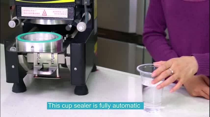FEST工場卸売バブルティー機器自動ティーカップシール機プラスチック