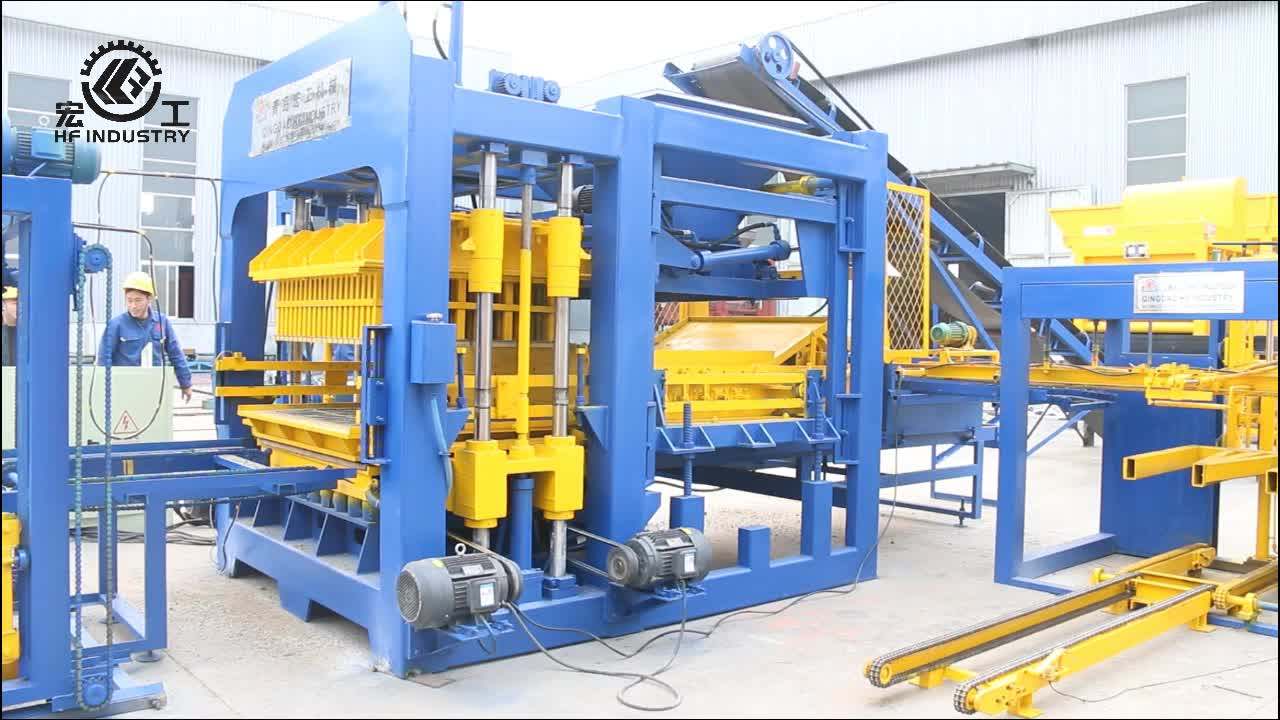 Construction Equipment Fully Automatic Concrete Block Making Machine