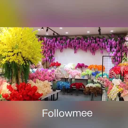 Hot Selling 3 Heads Real Touch Rose Silicone Artificial Flowers Sale