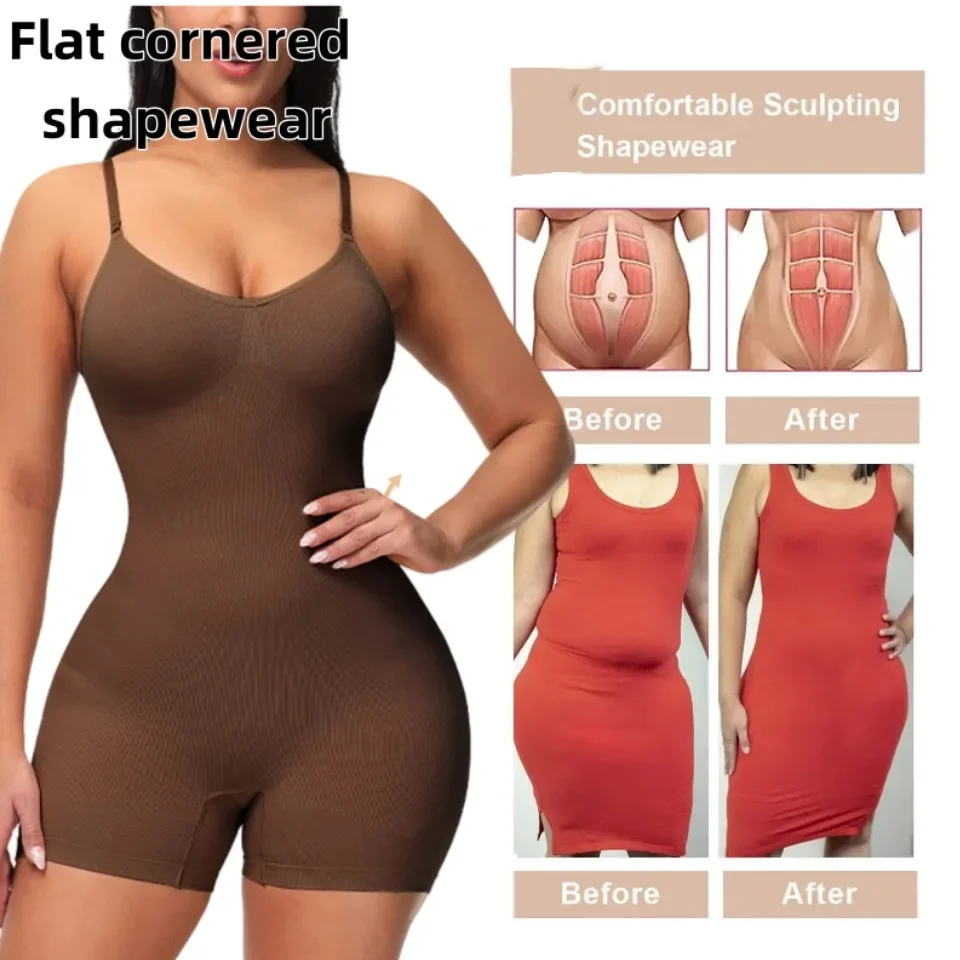 European and American Cross-border plus size Sling Shaper Tunic Belly Tinting Hip-lifting Bodycon Women's Body-Slimming Shaper