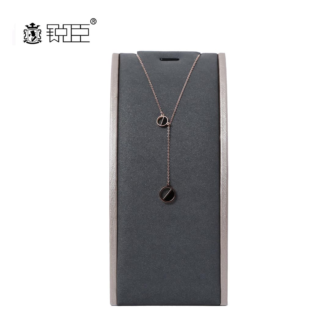 Fumingpal Jewelry Organizer Stand Necklace Holder, Wooden