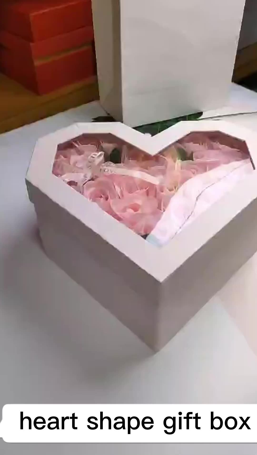 Factory Price Surprise Gift Box Heart Shape Flower Box Packing Marriage