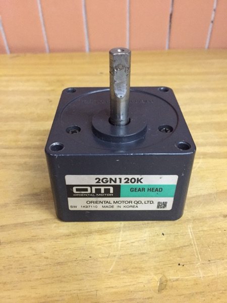 Japan Oriental Motor 2GN120K reducer can be equipped with 6W motor 3W torque OM motor disassembly machine spot