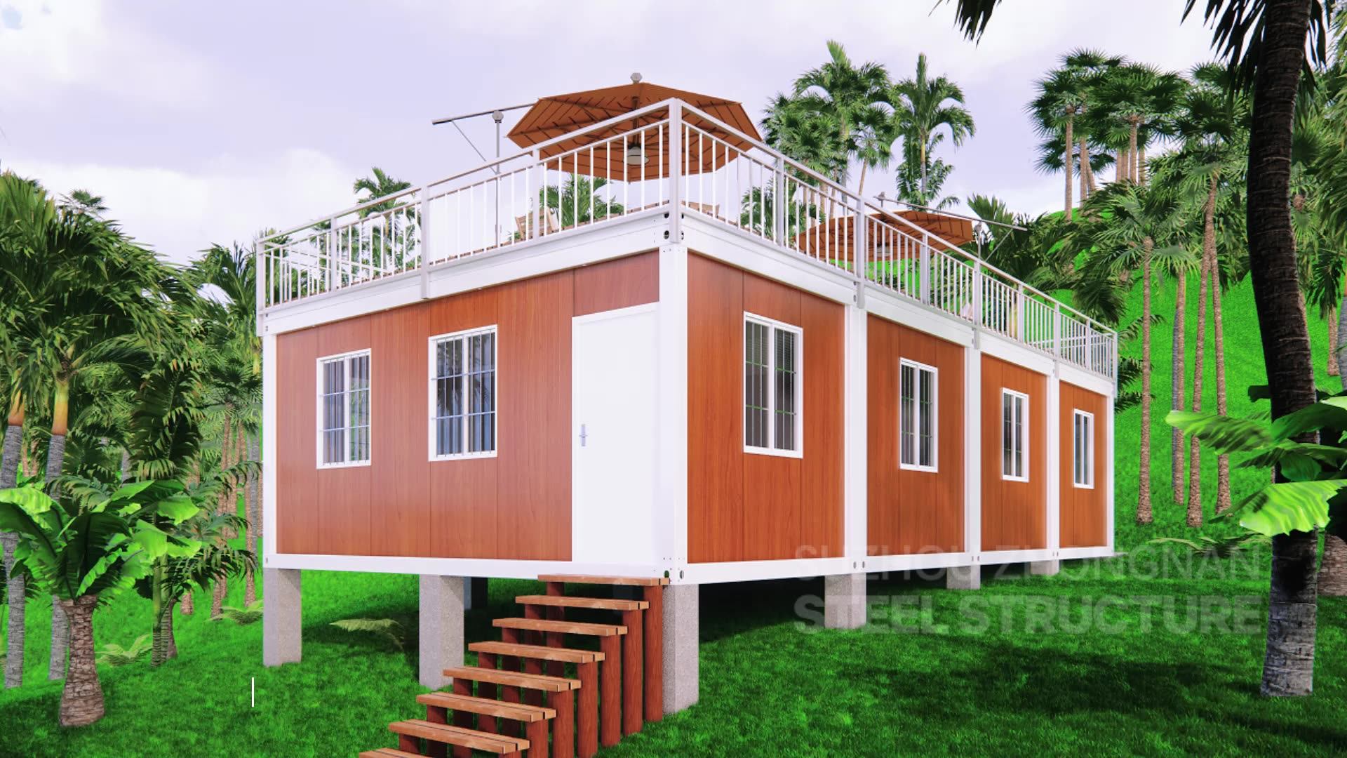 Zhongnan Detachable Modern Luxury Modular Tiny Prefabricated Tiny Homes