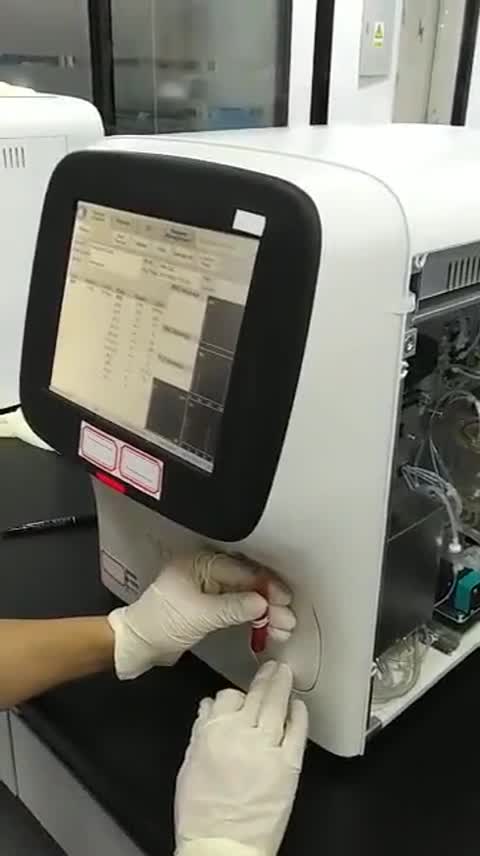 Fully auto 5 part cbc diff mode hematology analyzer powerful dual 