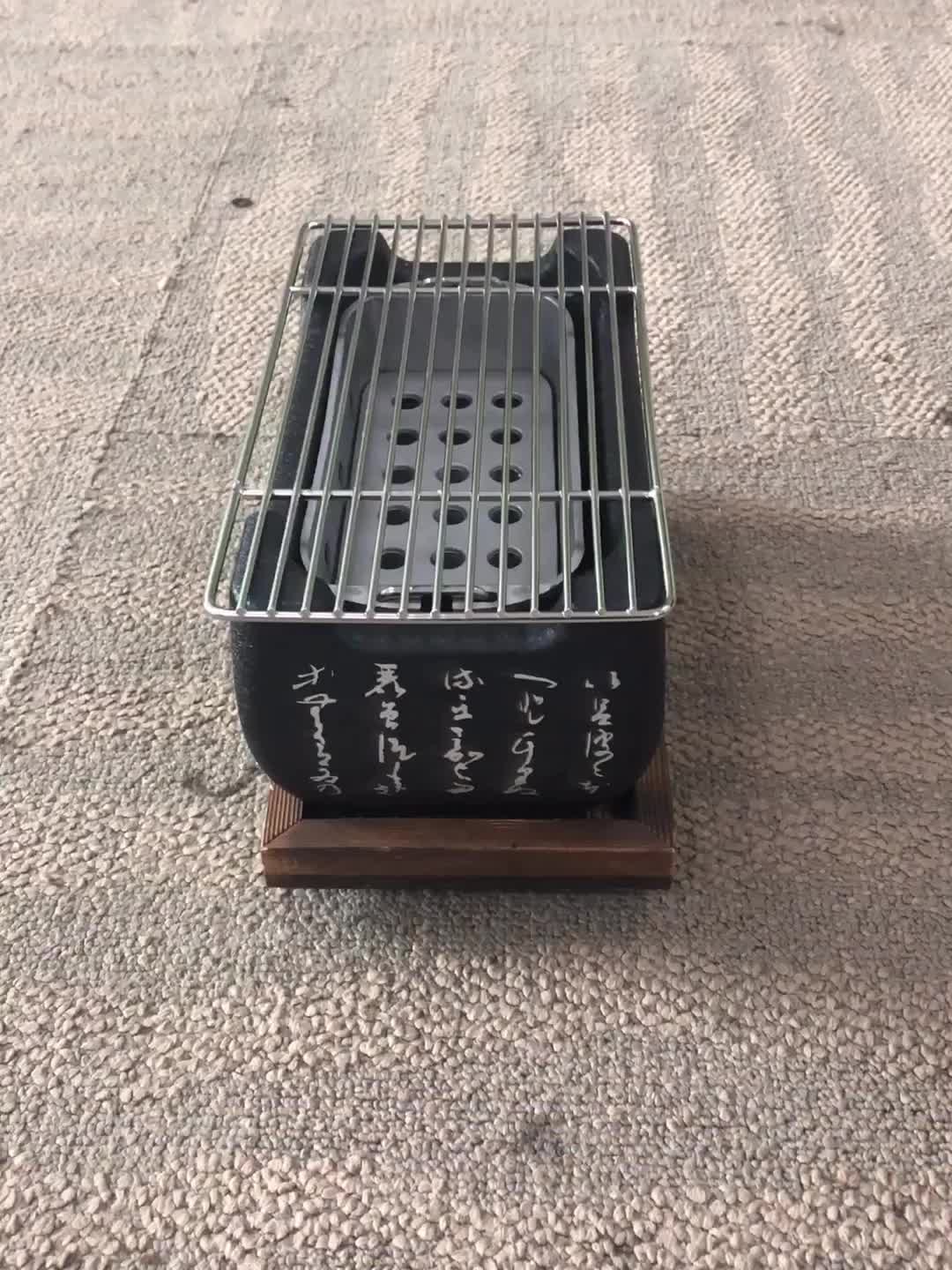 Factory Direct Japanese Rectangle Bbq Grill Table With Good Quality On