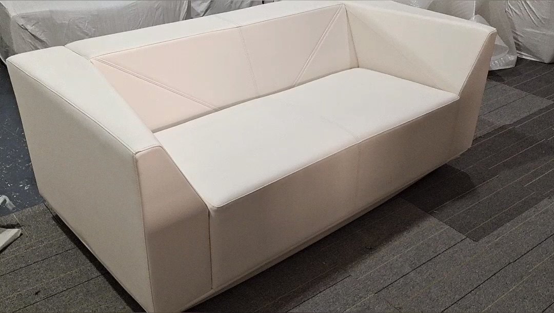 Modern Stylish Diamond Waiting Area Furniture Pu Leather Ceo Boss 3