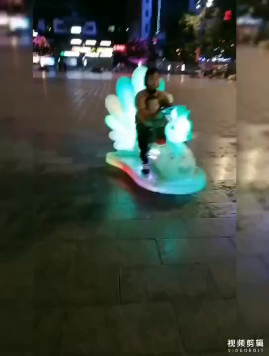 Children bumper car Square amusement equipment Big wheel fire truck Vacuum tire double parent-child electric car can be timed