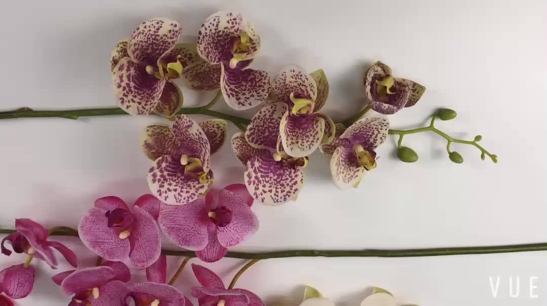 7 Heads Wholesale Orchid Flower Real Touch Artificial Phalaenopsis High