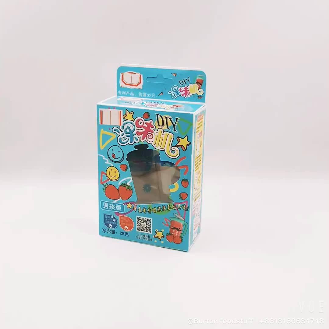 Japanese Style Toy Candy Fruit Juice Machine Toy With Lollipop And