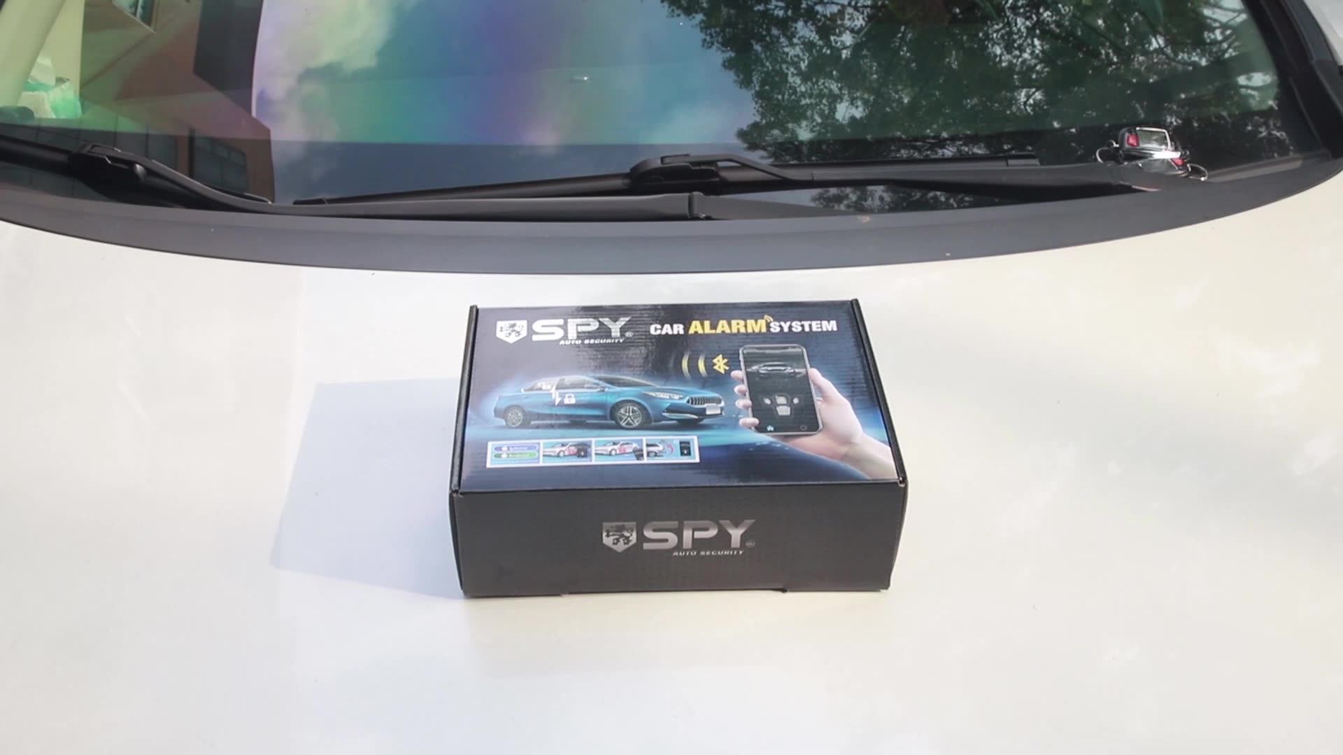 Newest Spy One Way Car Alarms Universal Bt App Smart Car Alarm System