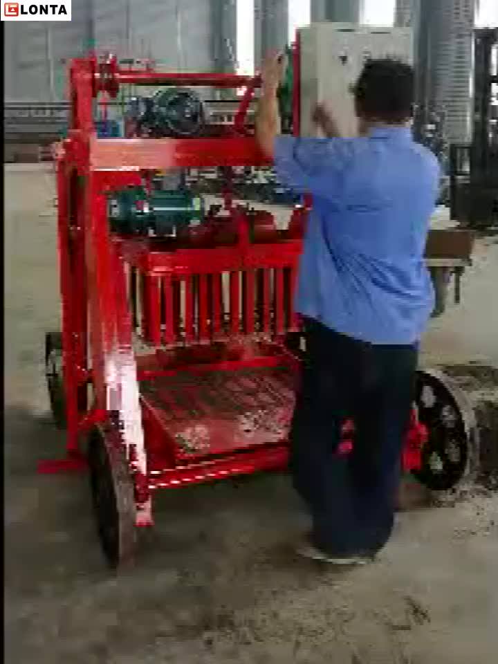 Automatic Brick Road Laying Making Machine Egg Laying Qmy445 Brick