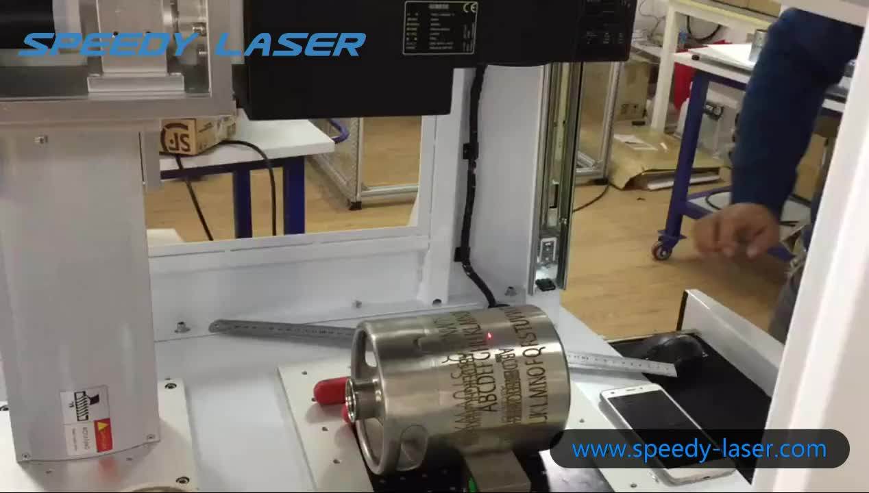 Cnc 3d Curve Surface Dynamic Focusing 30w 50w Fiber Laser Marking