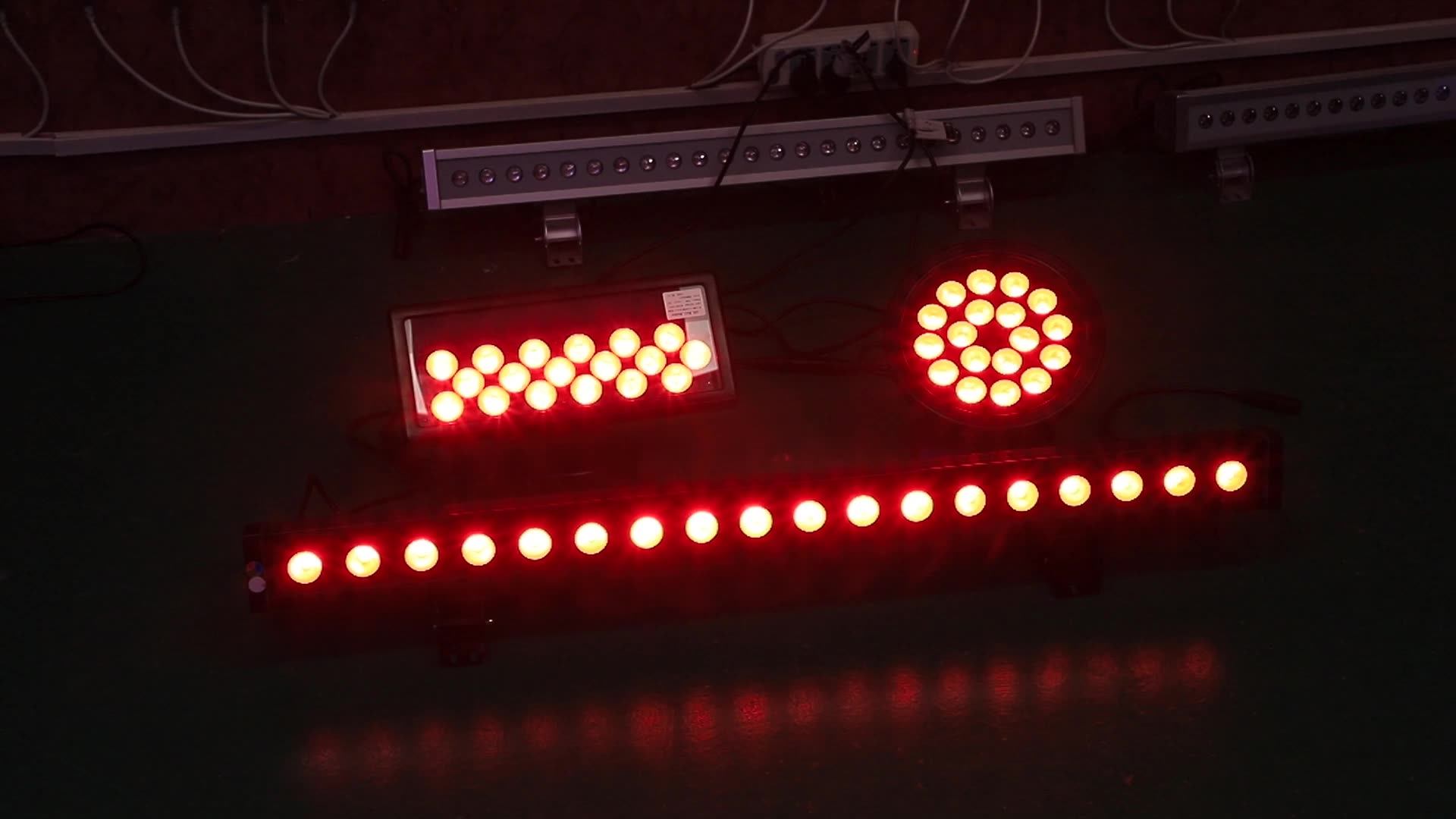 Outdoor Led Lights 72w 4in1 Linear Wall Washer Rgb Light Lighting Rgbw