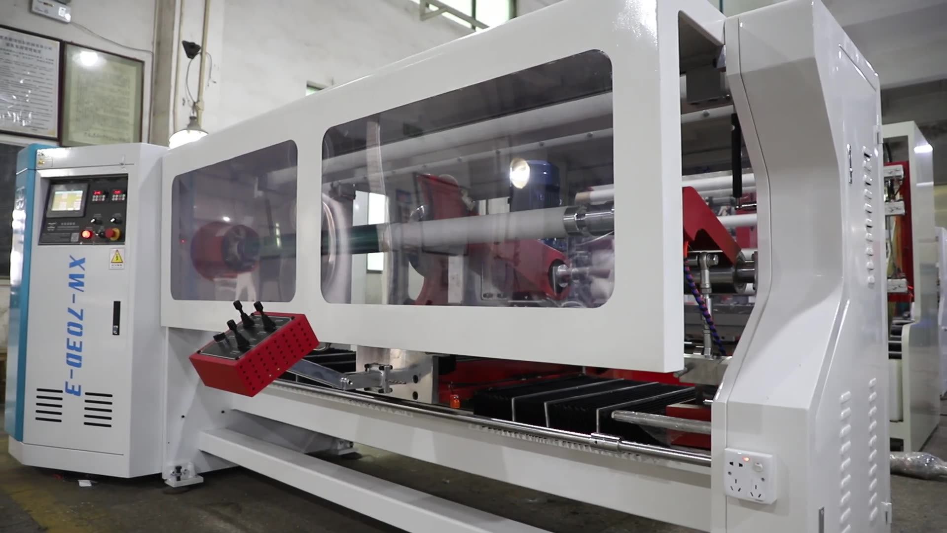 Factory Price Adhesive Masking Tape Jumbo Roll Cutting Rewinding Machine Buy Adhesive Tape Log