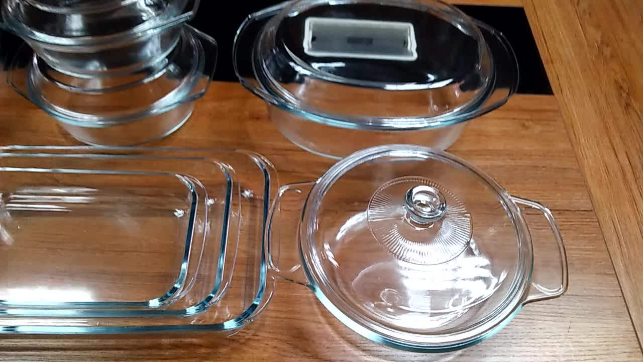 Top Sales Round Glass Baking Tray Bakeware Dishes Buy Round Baking