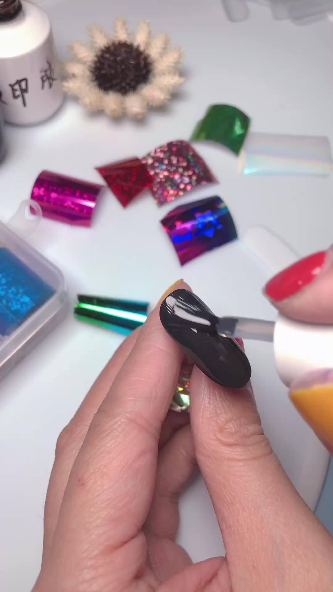 Nail Supplies Nail Stickers Clear Color Nail Art Gel Polish Transfer