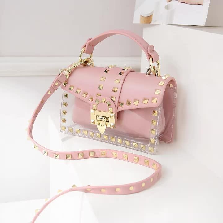 Jelly Purse Handbags 2020 New Ladies Handbag Transparent Metal