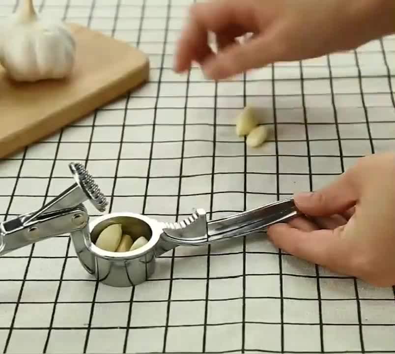 Large Garlic Press Household Multifunctional Fourinone Garlic Press