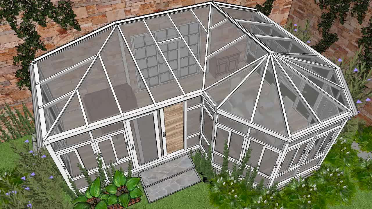 High Quality Garden Glass Sunrooms Aluminium Glass Garden House Buy Garden Glass Sunroom,High