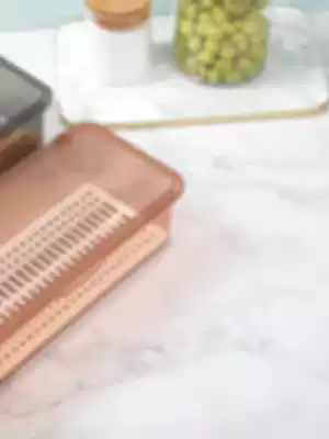 Simple chopsticks box with lid drain dustproof chopsticks cage chopsticks tube plastic multifunctional chopsticks holding box