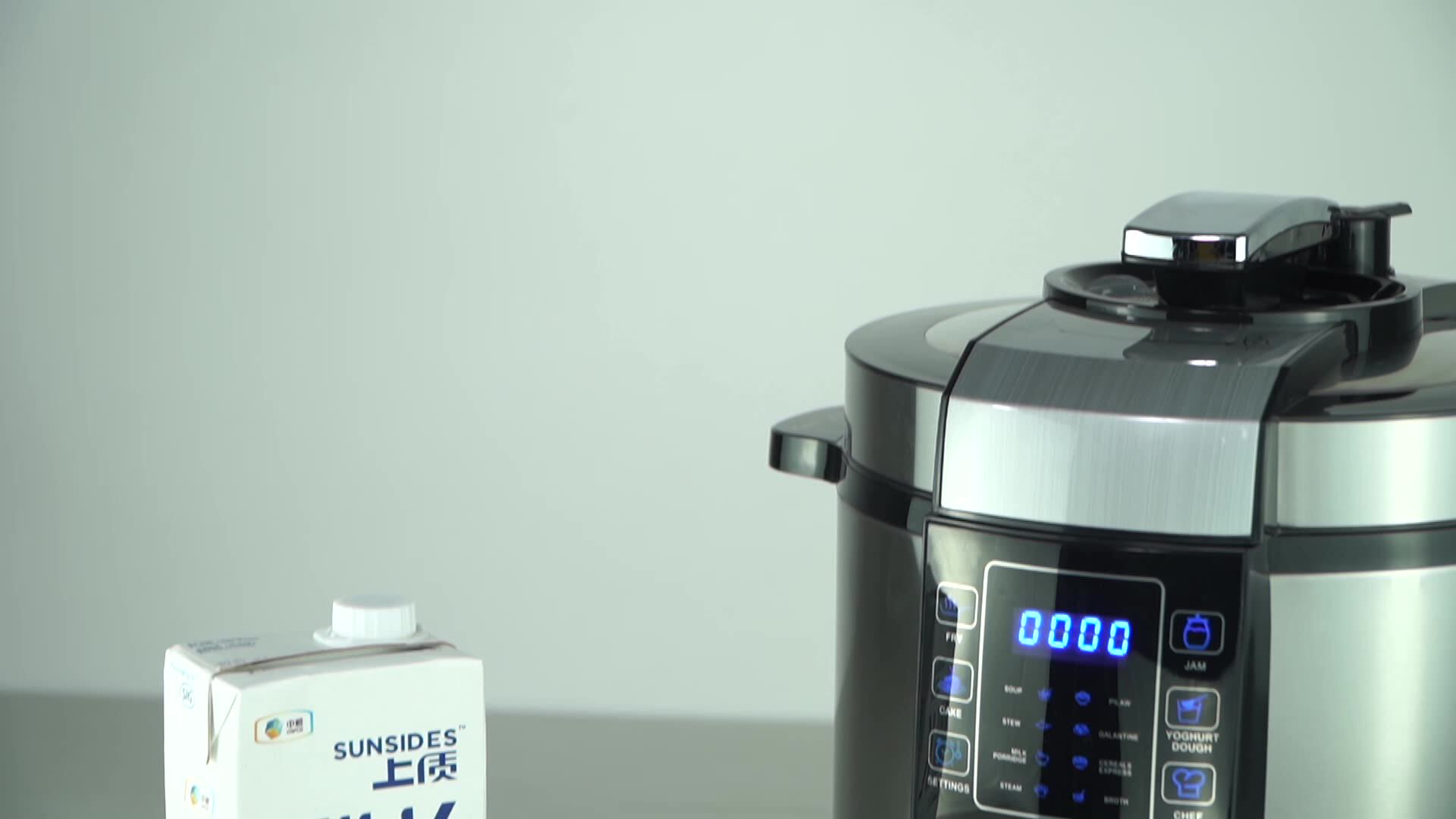 Non Stick Insta Pot Stainless Steel Shell Multifunction Smart