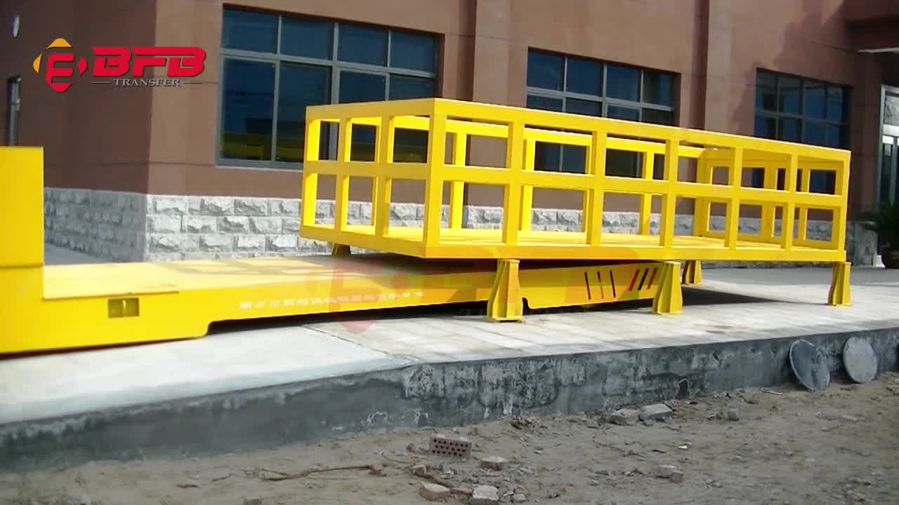1500t Customized Material Handling Steerable Electric Transfer Car On
