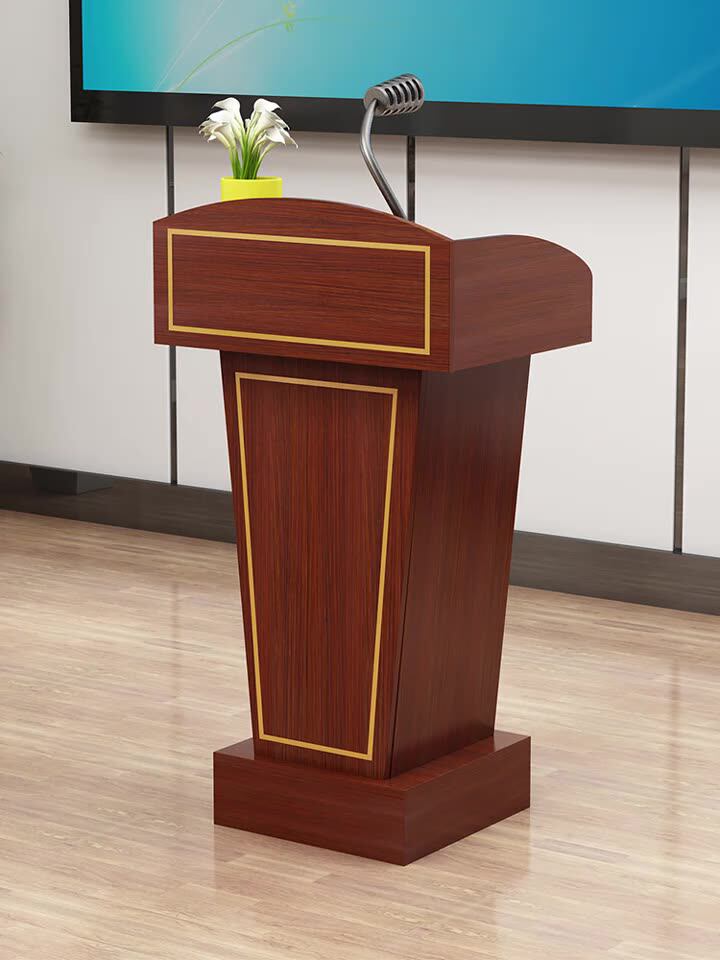 Podium For training courses Podium Mobile catering Welcome desk Light luxury conference room podium podium Shopping guide table