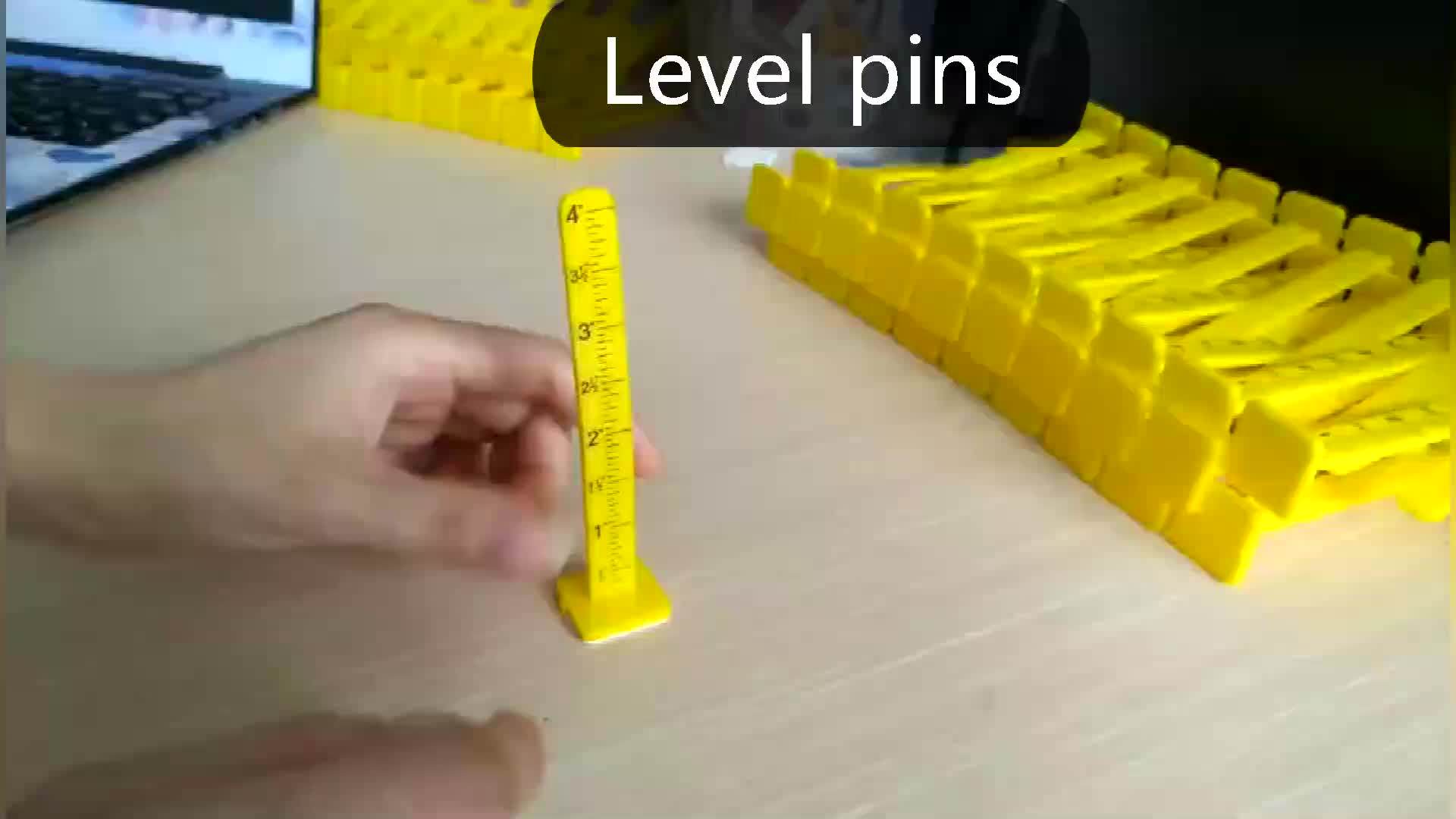 Concrete 10 To 100mm Self Leveling Measuring Pegs Floor Self Leveling