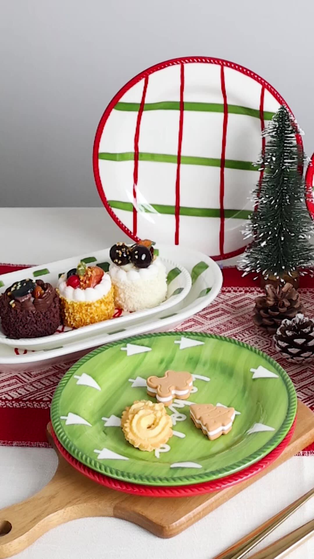 New Arrival Hand Painted Custom Restaurant Home Decorated Plates