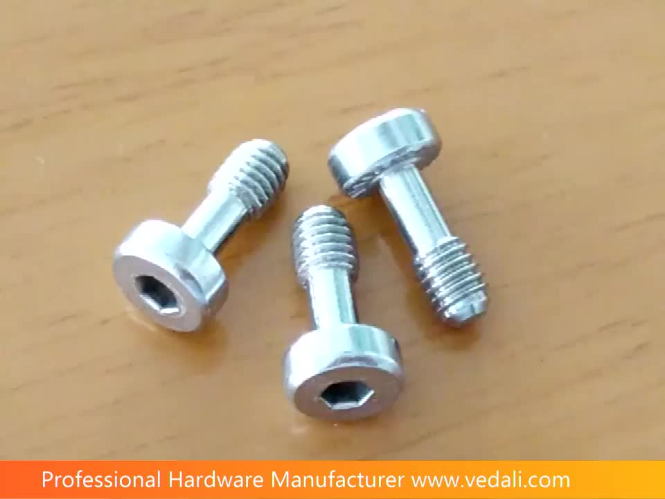 Stainless Steel Captive Screws Hex Socket Cap Serrated Head Locking