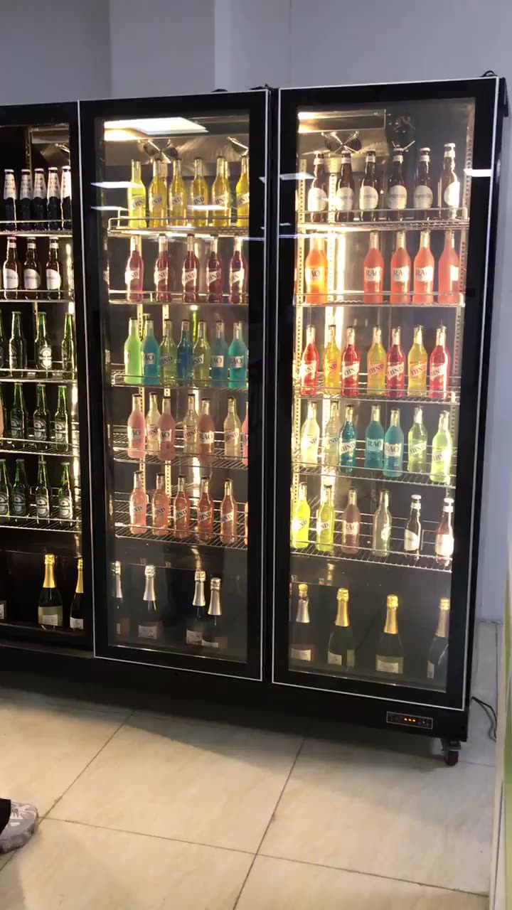 Commercial Cold Drink Refrigerator Display Bar Beer