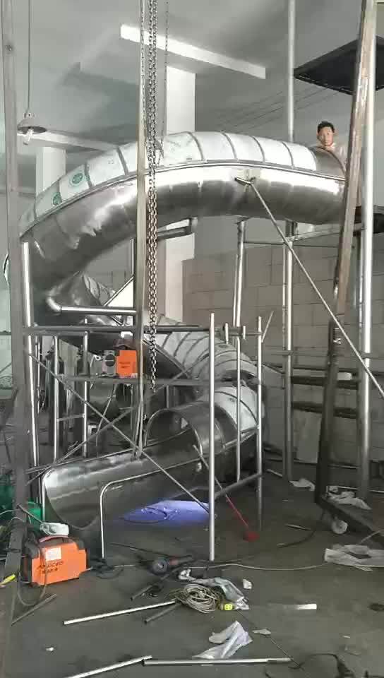 Customized Outdoor Or Indoor Spiral Stainless Steel Tube Slide Buy