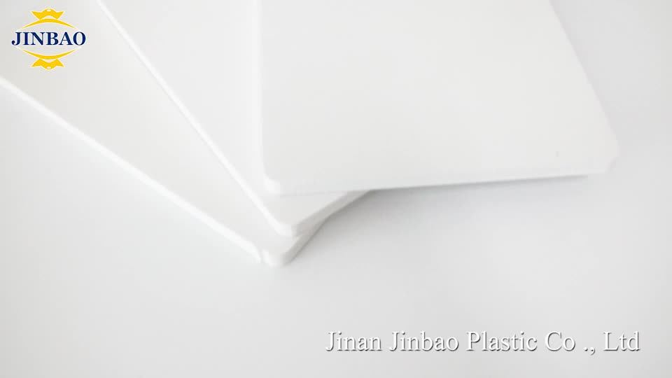 Jinbao Ecofriendly Foam Sheet 4x8 Sintra Pvc Foam Board Solid 3mm Pvc