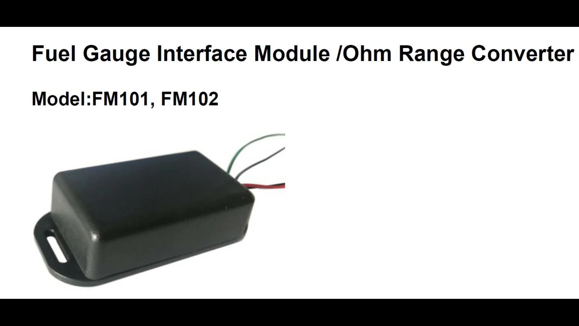 Easy Install Fuel Gauge Interface Module/ohm Range Converter For