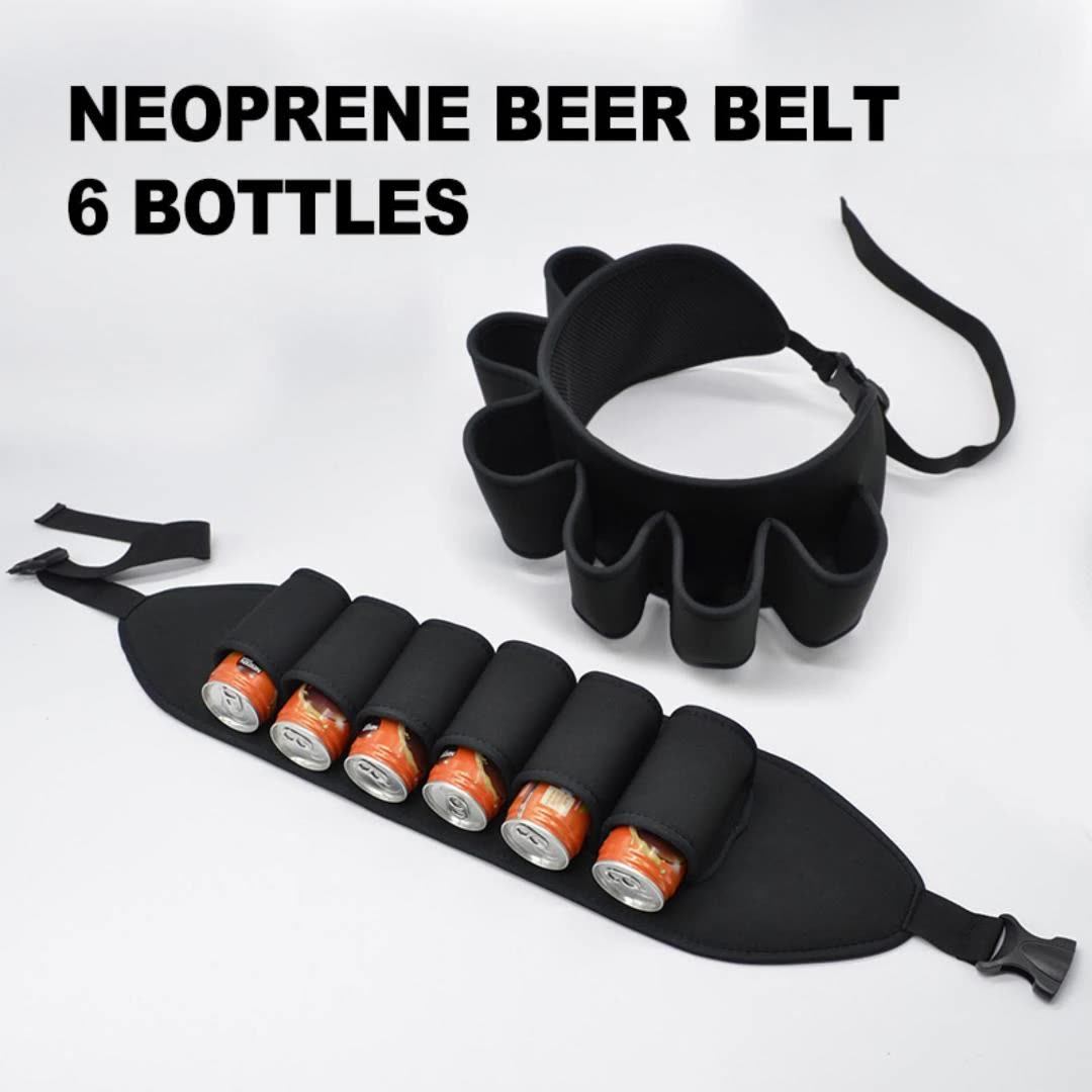 Custom Outdoor Adjustable Strap 6 Pack Can Holder Stubby Holder