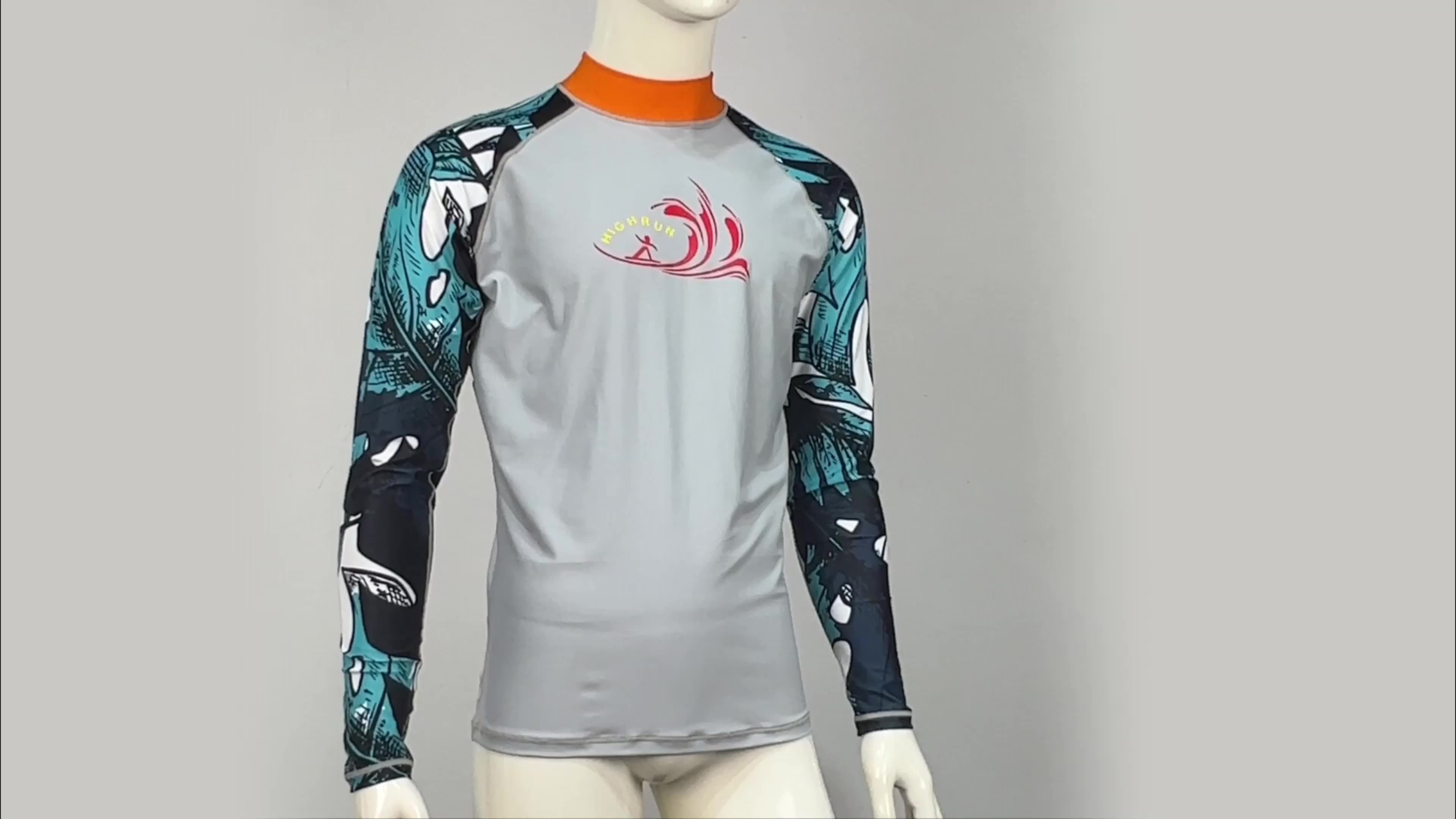 Design Your Own Rash Guard Custom Mma Long Sleeve Rash Guard Bjj Man