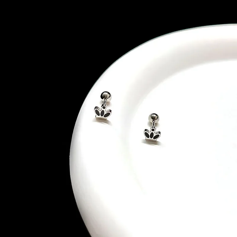 Серьги из нержавеющей стали, конструктор, стиль Chanel, простой и элегантный дизайн