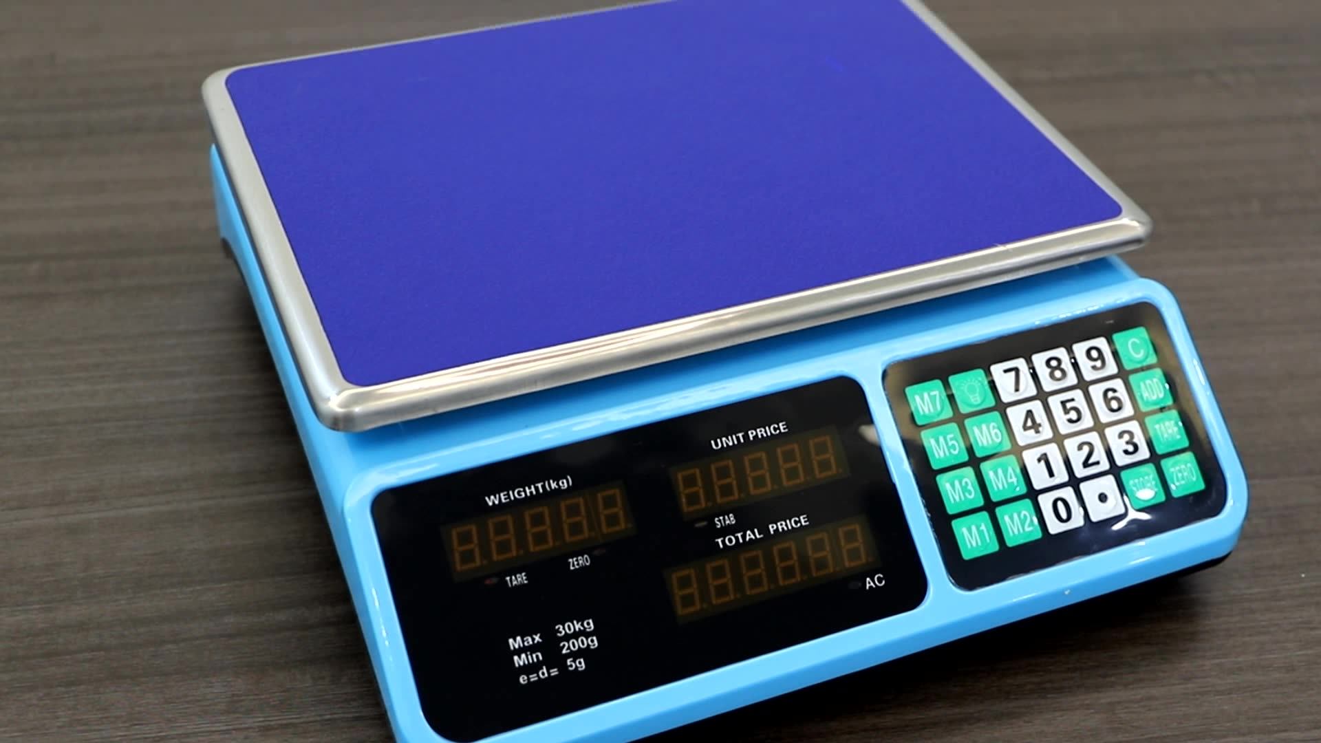 10kg 15kg 30kg 60kg Acs Series Electronic Price Computing Balance Scale