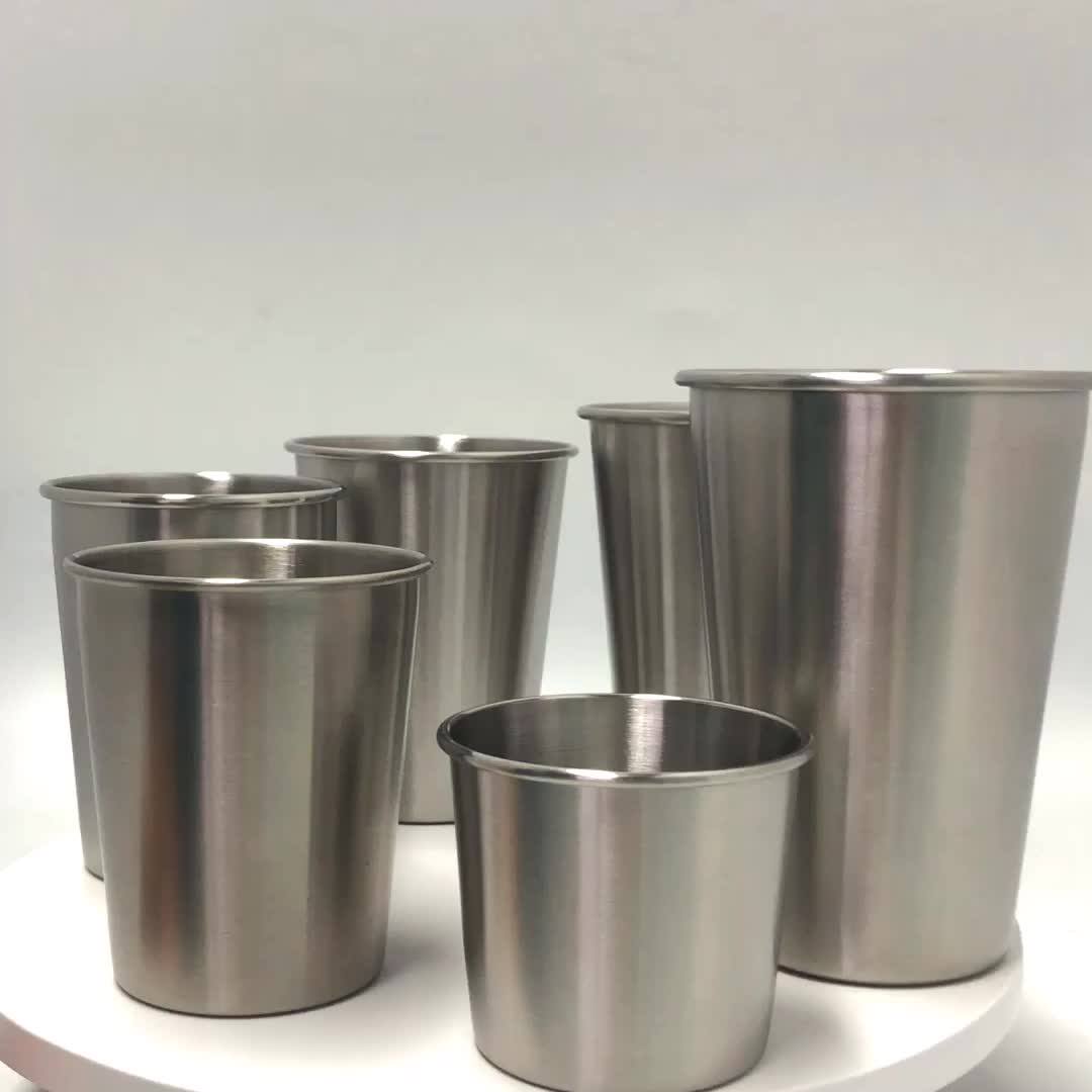 16oz 18/8 Stainless Steel Beer Cup Wide Opening Pint Cup Buy Beer Cup