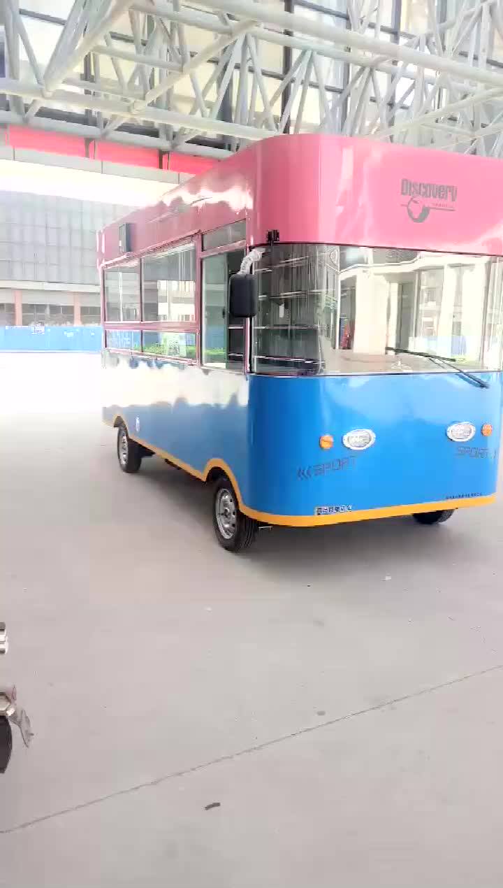 China Two Wheels Mobile Food Cart Design,Fast Food Cart For Sale