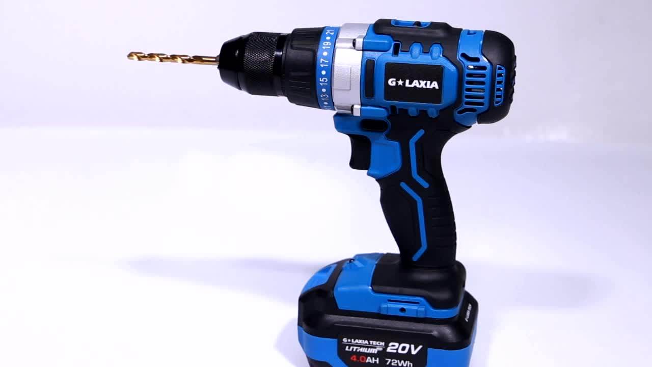 Brush 20v/18v Cordless Power Tools 13mm Double Speed Impact Drill Buy