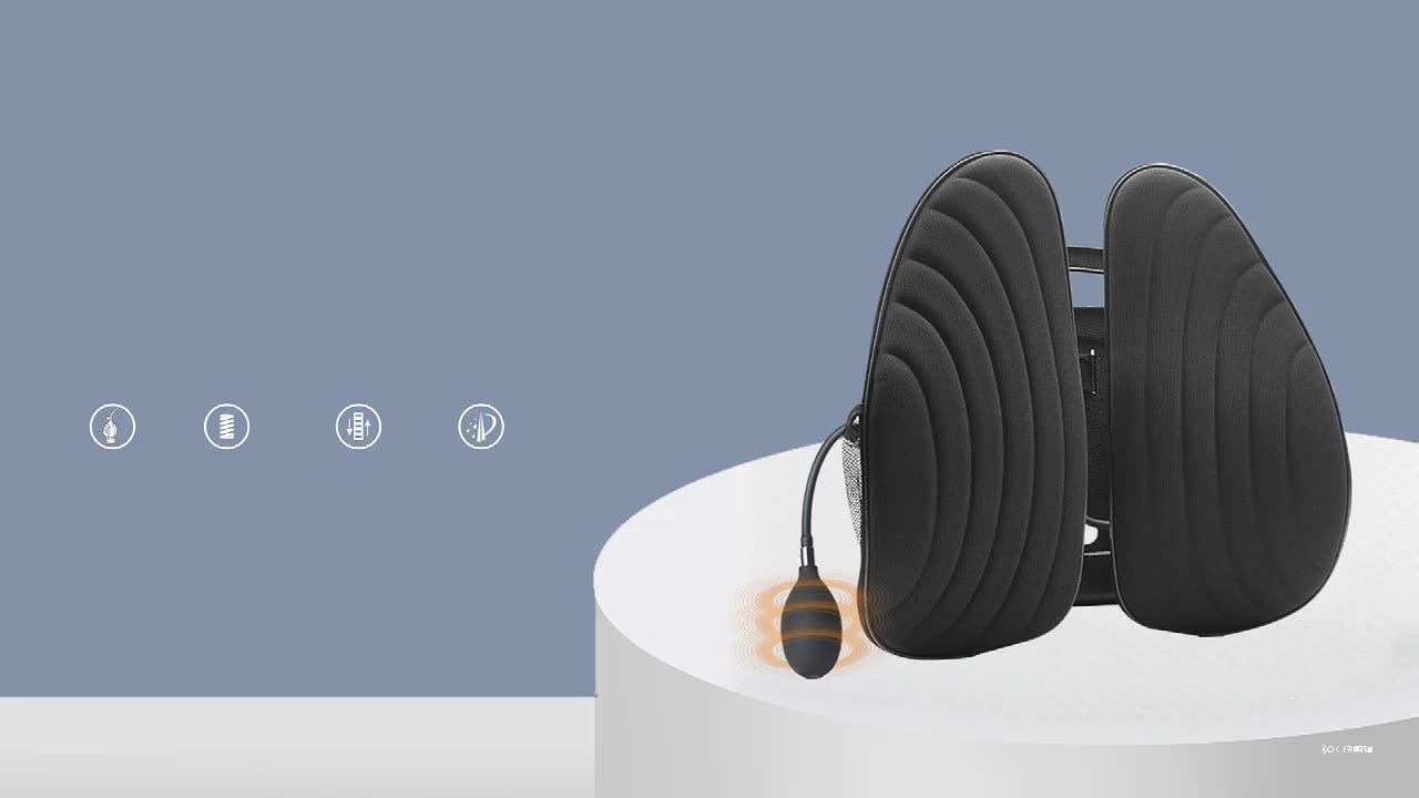 2021 Ergonomics Waist Cushion Sofa Chair Auto Memory Foam Back Cushion