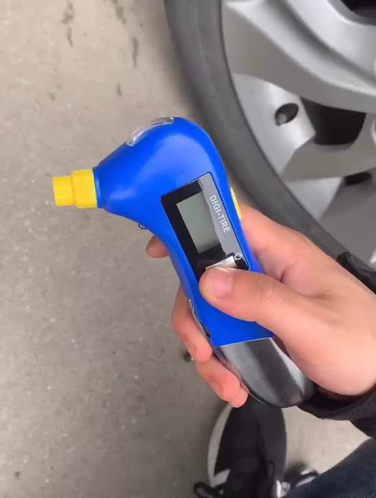 Car Digital Tire Low Pressure Gauge With Lighting Buy Digital Tire