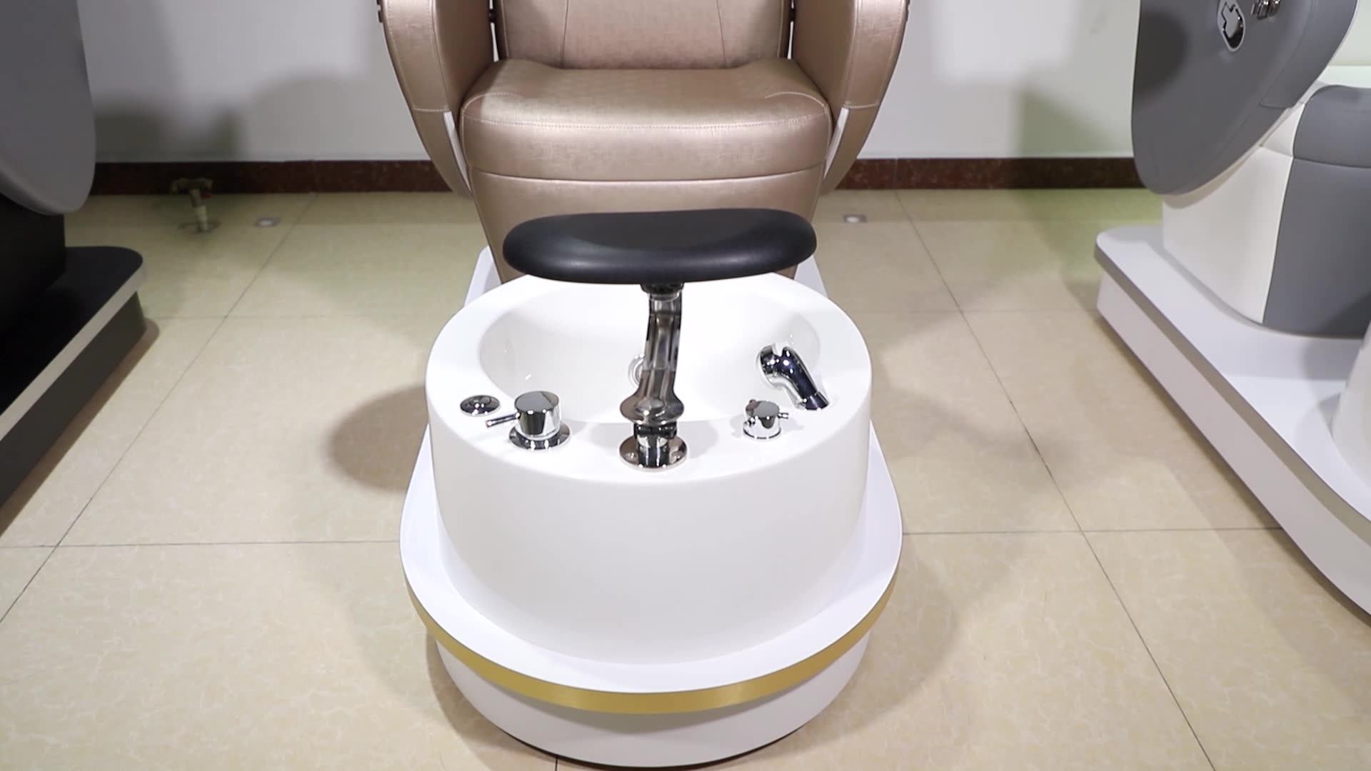 Cheap Modern Luxury Beauty Nail Salon Furniture Reclining Pipeless