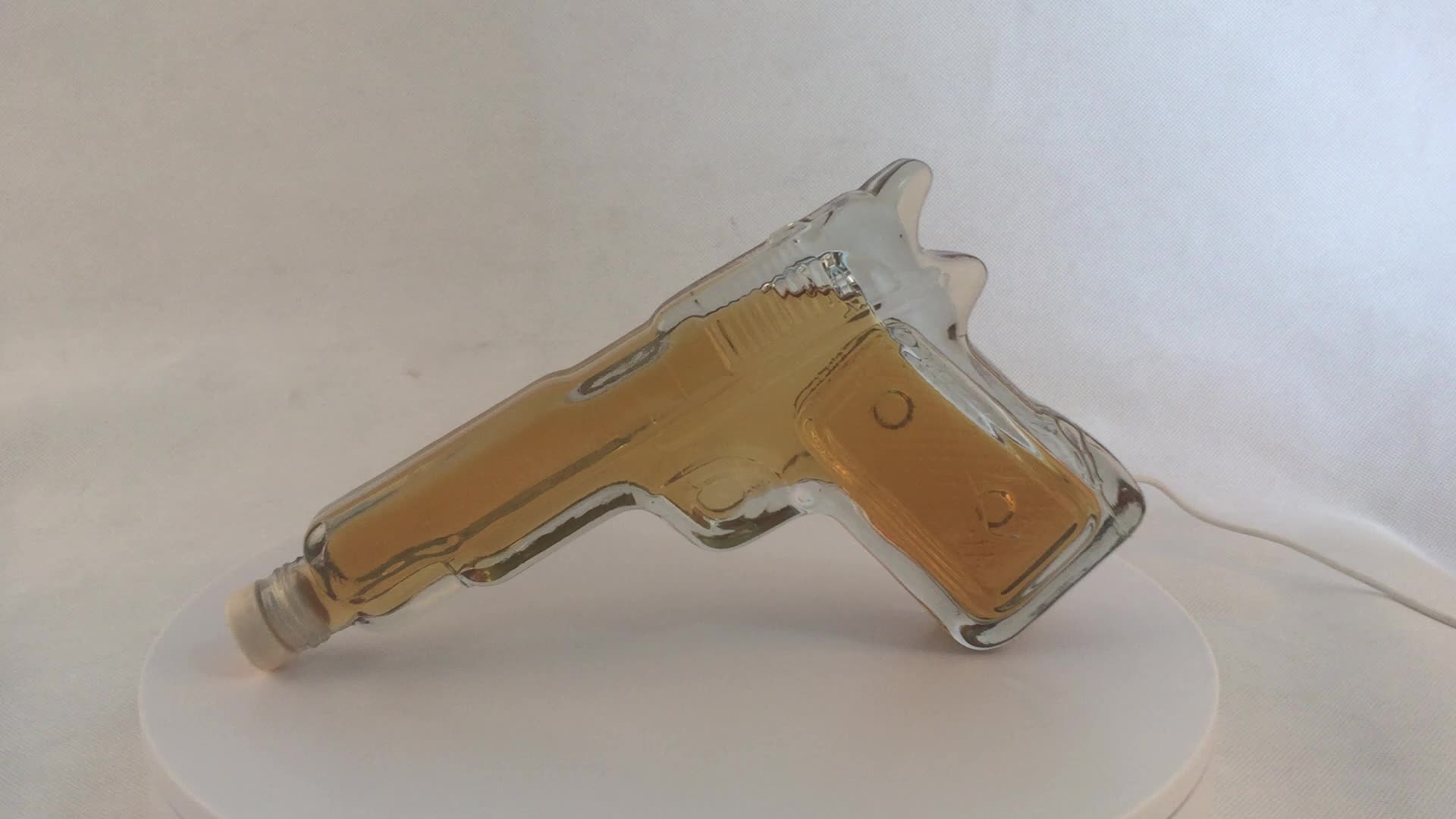 Pistol Gun Glass Wine Bottle 190ml Buy Gun Glass Wine Bottle 190ml