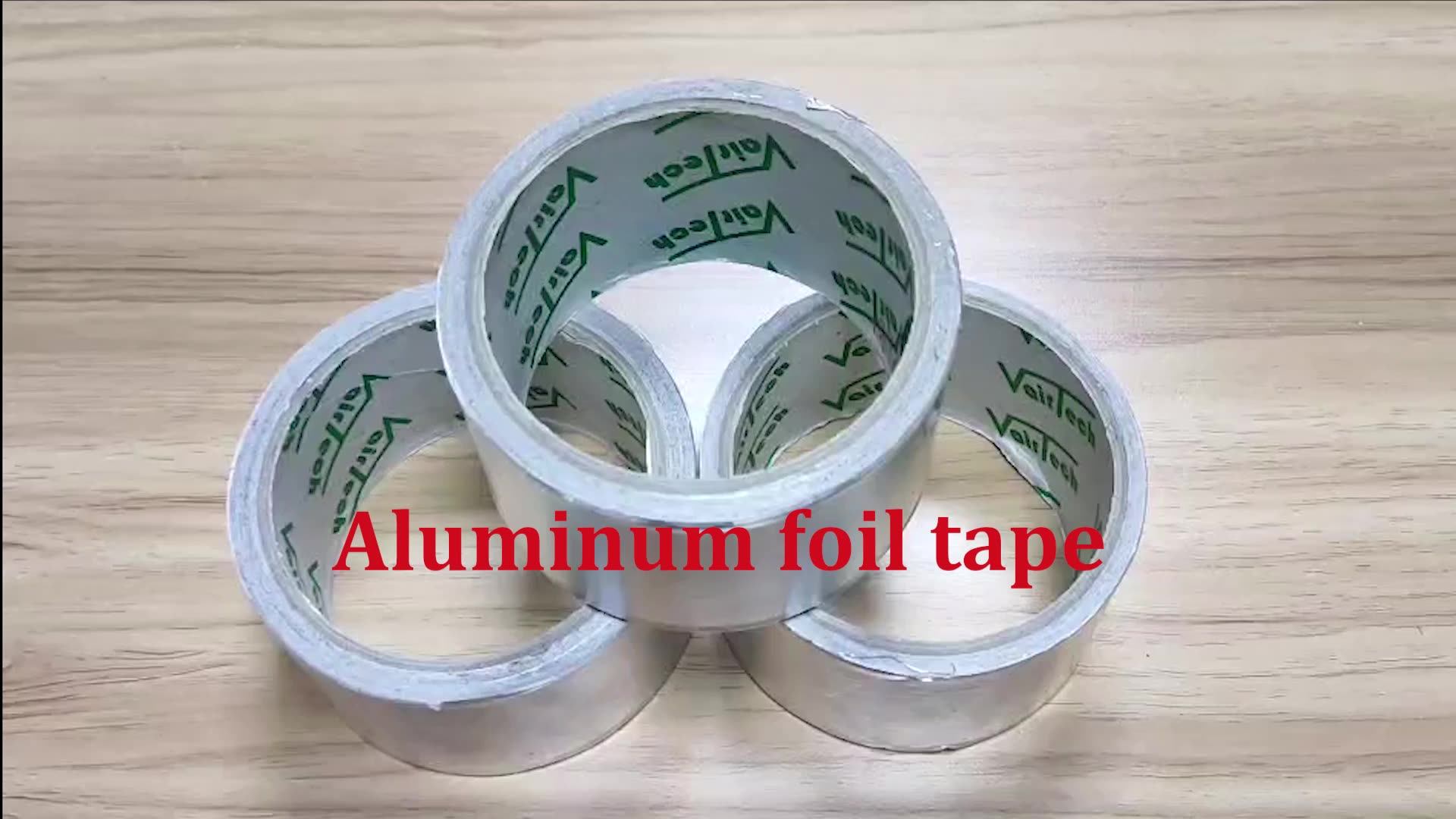 Heat Resistant Self Adhesive Silver Duct Tape Waterproof And Fireproof