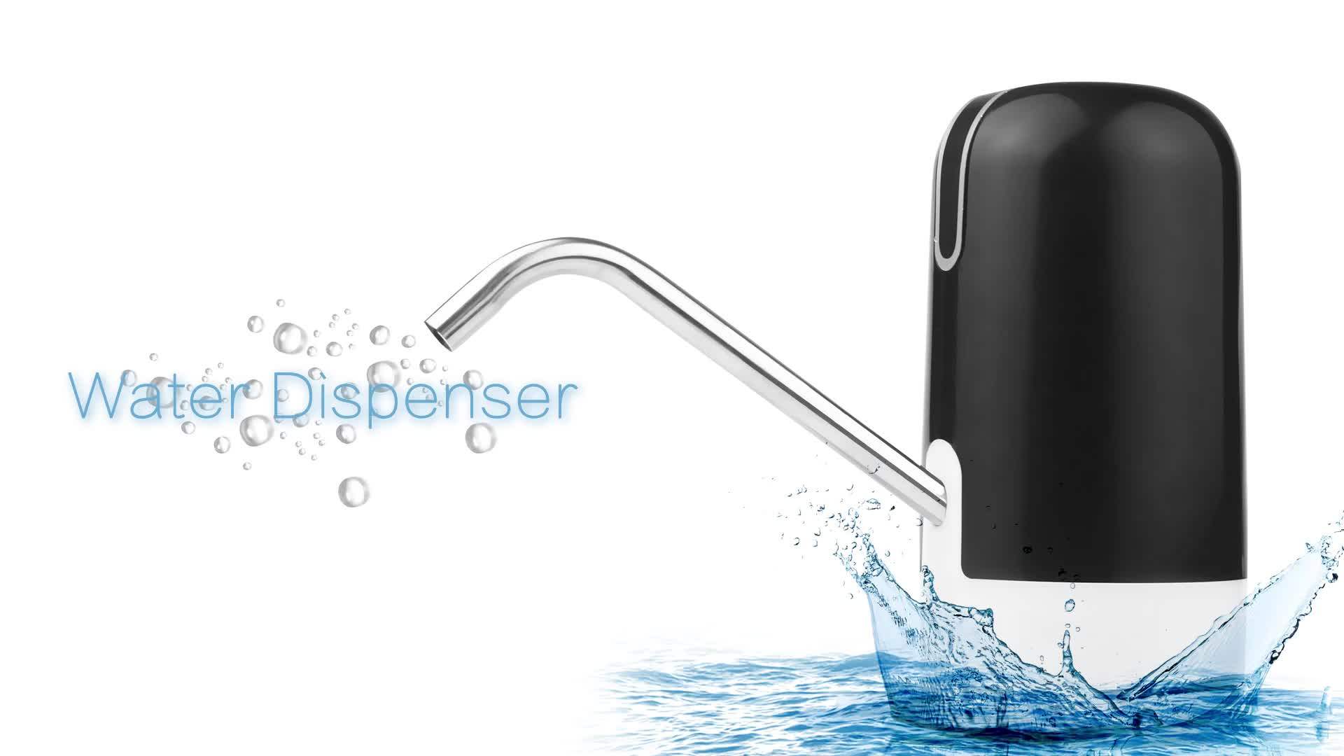 Usb Rechargeable Wireless Water Bottle Pump Automatic Standing Water