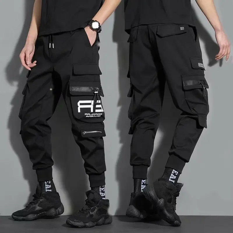 Мужские летние универсальные износостойкие брюки, oversize, против ожогов