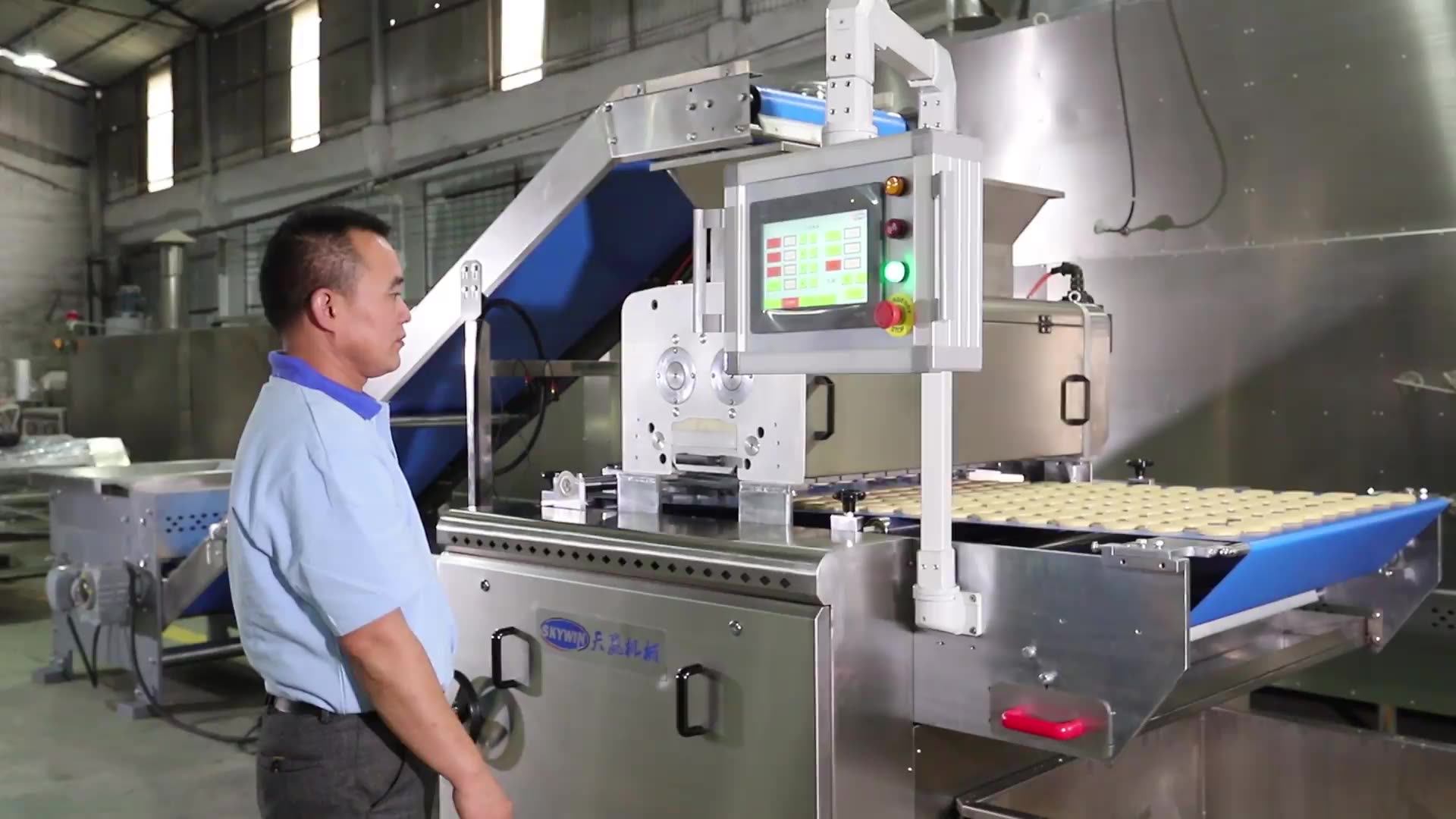 Model1000 Automatic Soft Cookies Production Line Fortune Cookie